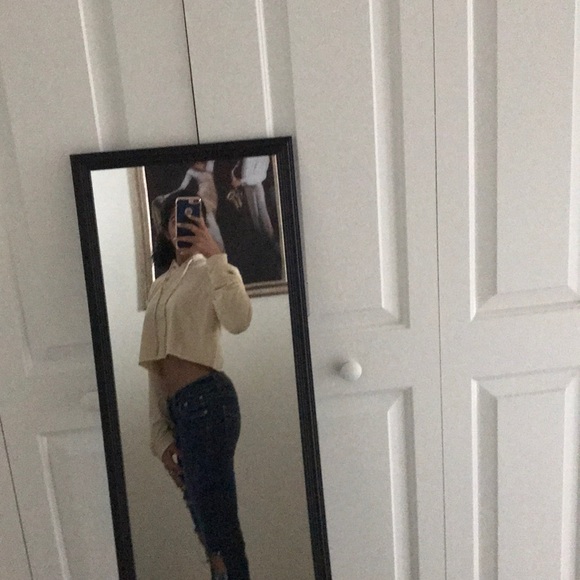 Crop Long Sleeve Hoodie - Picture 6 of 6